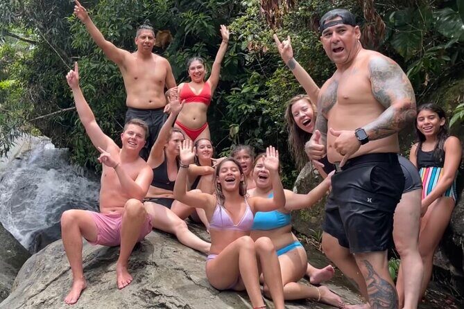 2 Tours in 1 Day: Rainforest Waterslides & Beach Tour w/Transport - Entering El Yunque: the rainforest ride and the walking reality