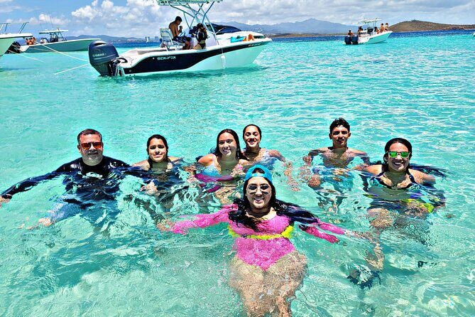All-Inclusive: Mako 29ft Boat Tour to Icacos Palomino & Palominito - Cayo Icacos: guided snorkeling and real white-sand beach time