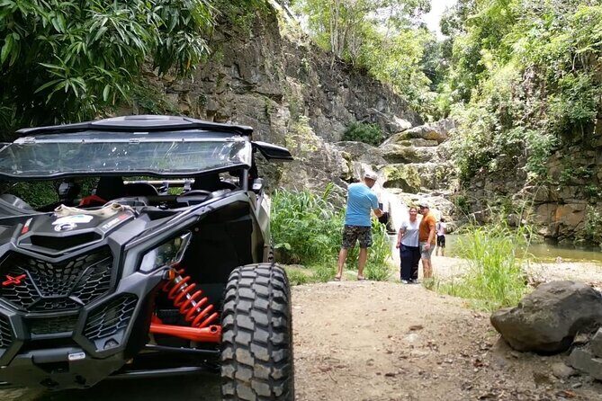 Añasco-Bunny Fever Adventure Experience - Stop 1: El Último Brinco waterfall for a cool reset