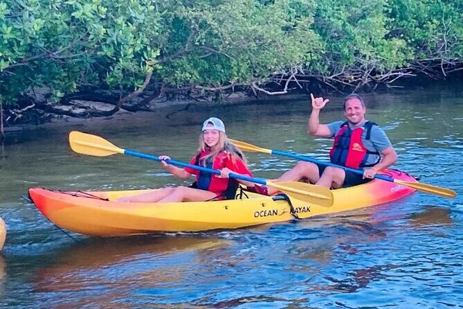 Bioluminescent Bay Kayak Tour in Fajardo Puerto Rico - El Yunque National Forest views from the water