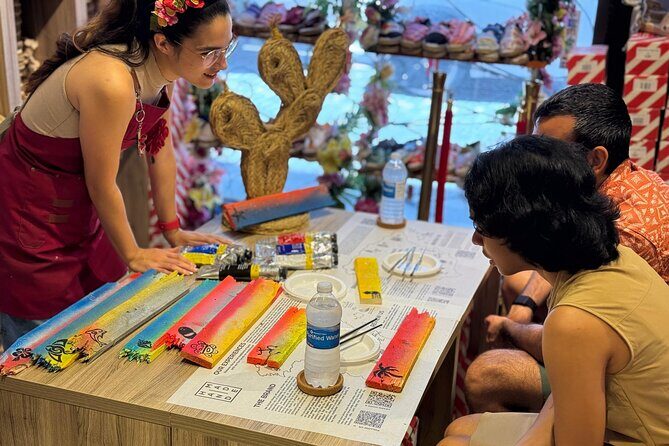 Caribbean Driftwood Making in San Juan - The Hands-On Flow: Scrape, Shape, Paint, Age