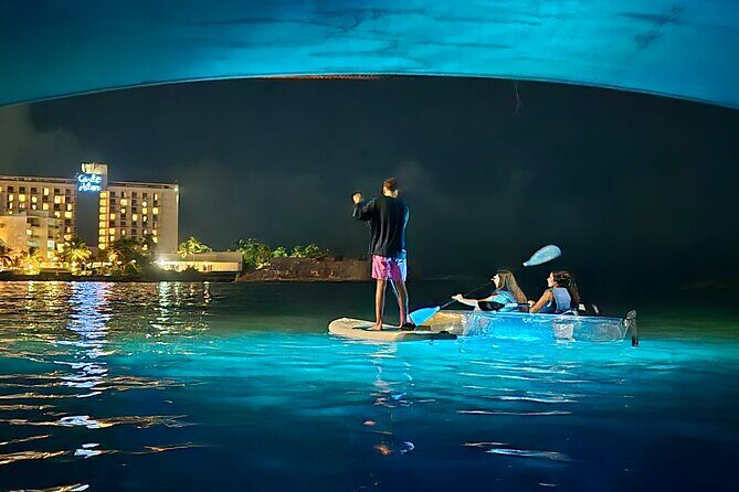 Clear LED Kayaking in Condado Lagoon - Condado Lagoon at Night: Why This Setting Feels Right