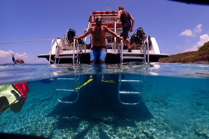 Culebra Snorkeling and beach Day Experience by boat - The first reef stop: 1 hour 20 minutes of real water time