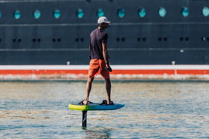 eFoil Lesson Old San Juan - Timing: plan for about one hour on the water—and a short start before that