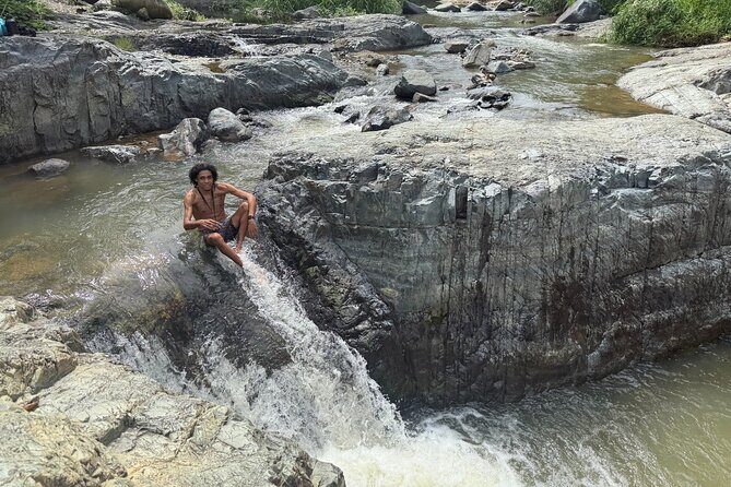 Pinones Bar Hopping Beach Food Tour & Caguas River Hidden Gem - Rio Turabo River in Caguas: Swimming, Cliff Views, and Mini Waterfalls