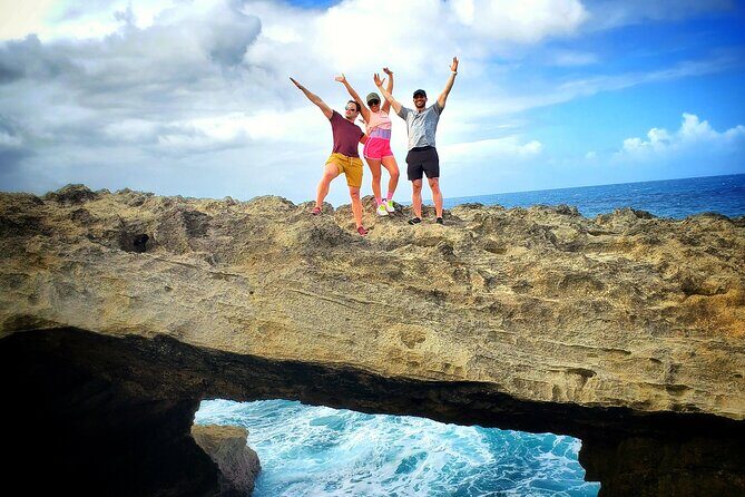 Private Rainforest Waterfalls and Beach Hiking Tour from San Juan - Playa Mar Chiquita Rock Hike: Surf Views and Taino Legends
