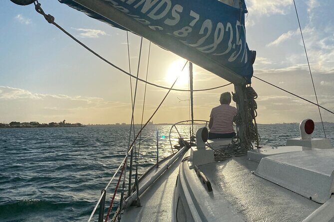 Private Sunset Sail - Steering the Boat: How the Experience Changes When You Take the Helm