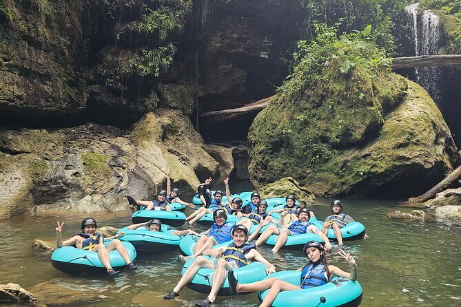 Rainforest Cave Tubing Experience - Inside the canyon: tubing, cave formations, and rainforest stops