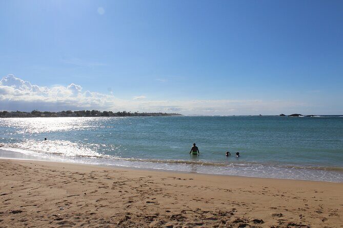 Small-Group North Coast Beach Hopping Adventure in Puerto Rico - Playa Mar Chiquita: half-moon swimming with giant water cliffs